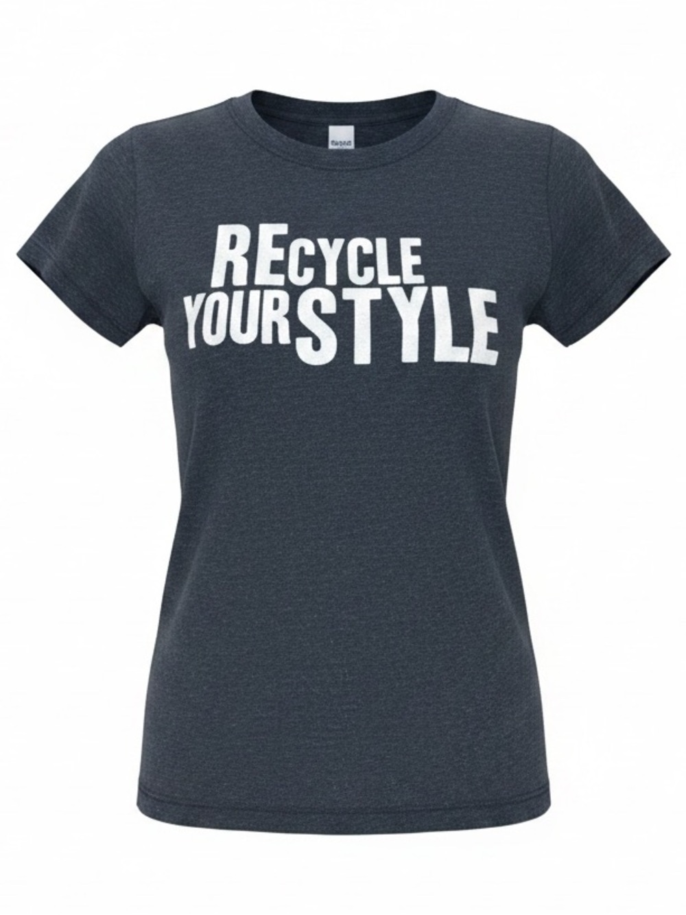 “RECYCLE YOUR STYLE ” Plato’s Closet Staff Tee Shirt Dark Gray Size Small
